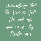 Early Years Memorization Term 1 Psalm 100 Card Set