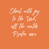 Early Years Memorization Term 1 Psalm 100 Card Set