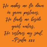 Early Years Memorization Cards Term 1-Psalm 23