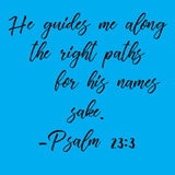 Early Years Memorization Cards Term 1-Psalm 23