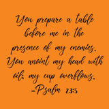 Early Years Memorization Cards Term 1-Psalm 23